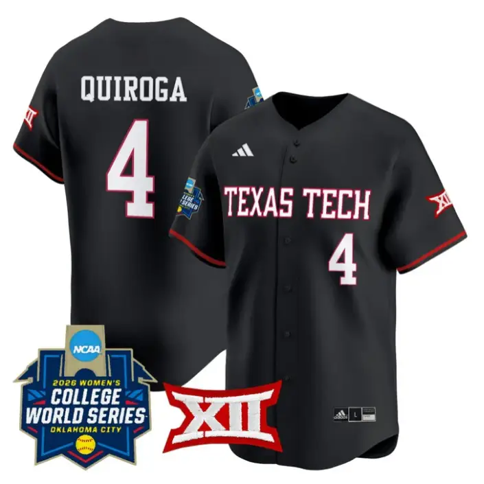 Lagi Quiroga Jersey #4 Red Raiders Softball 2026 World Series (WCWS)