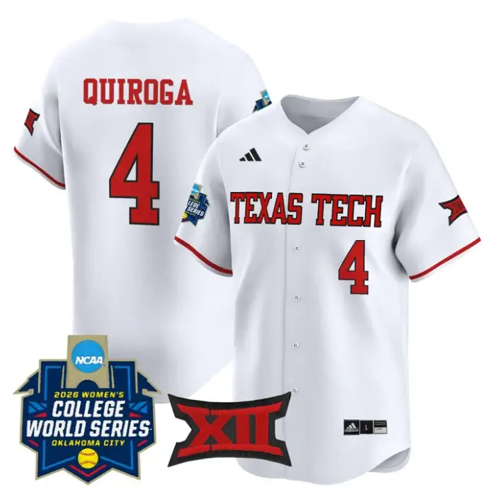 Lagi Quiroga Jersey #4 Red Raiders Softball 2026 World Series (WCWS)