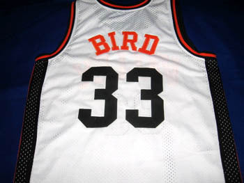 Larry Bird Jersey #33 Valley High School Basketball White