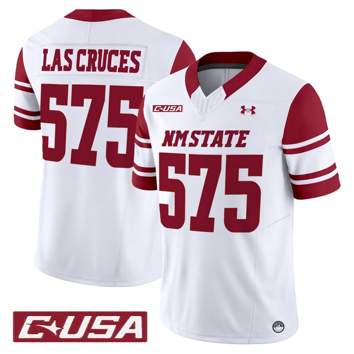 Las Cruces Jersey #575 New Mexico State Aggies 2025 Vapor Stitched