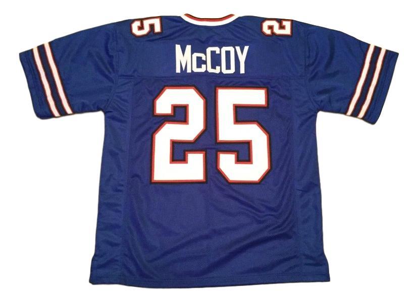 LeSean McCoy CUSTOM STITCHED Unsigned Football Jersey Blue