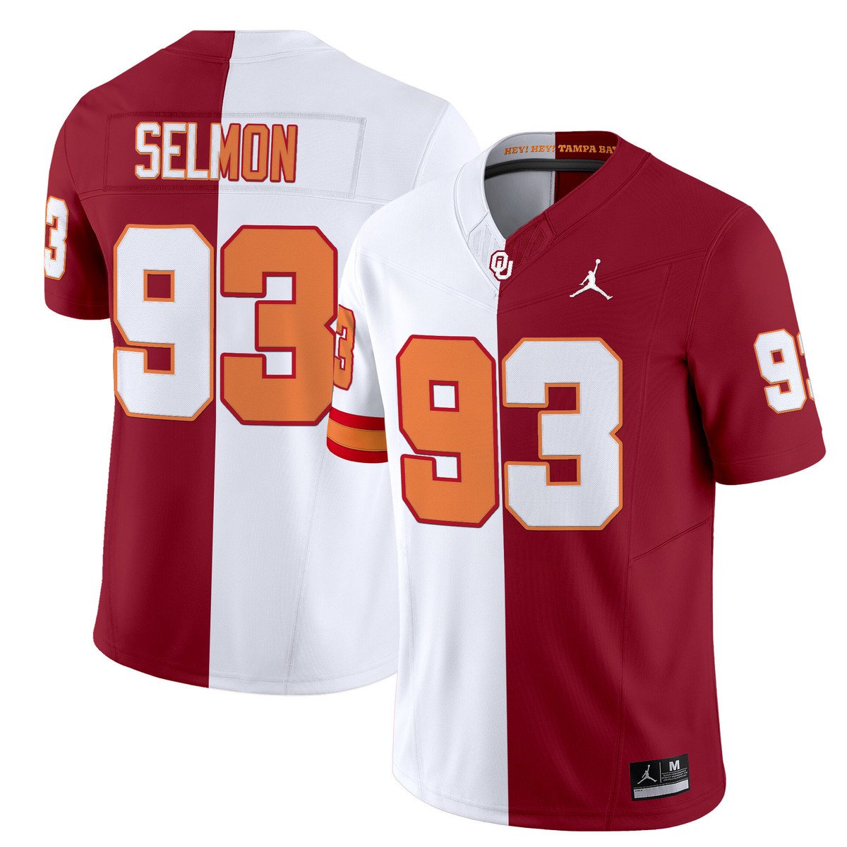 Lee Roy Selmon Jersey #93 Oklahoma Sooners Split Vapor Limited Stitched