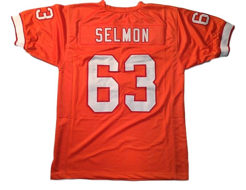 Lee Roy Selmon CUSTOM STITCHED Unsigned Football Jersey Orange