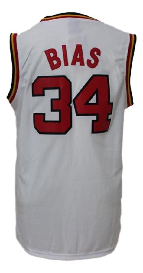 Len Bias Jersey #34 Maryland College Basketball White