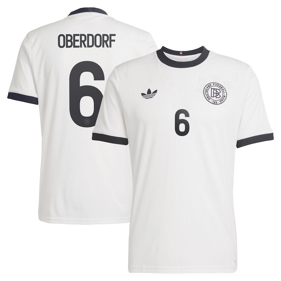 Lena Oberdorf 6 Germany National Team 125th Anniversary Men Jersey – White