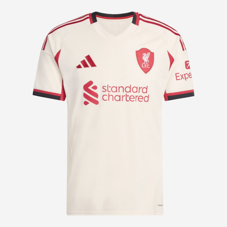 Liverpool 2025-26 DIOGO J. 20 Away Jersey – Cream