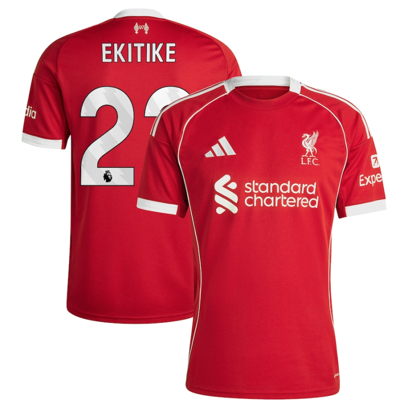 Liverpool 2025-26 EKITIKE 22 Home Jersey – Red