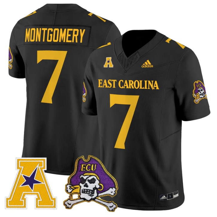 London Montgomery Jersey #7 East Carolina Pirates 2025 Limited Stitched