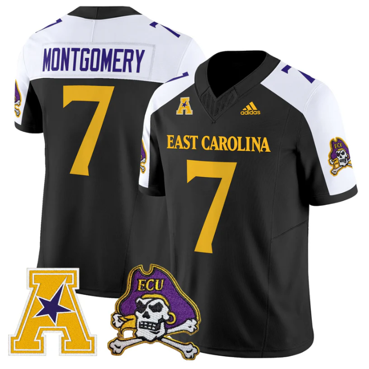 London Montgomery Jersey #7 East Carolina Pirates 2025 Limited Stitched