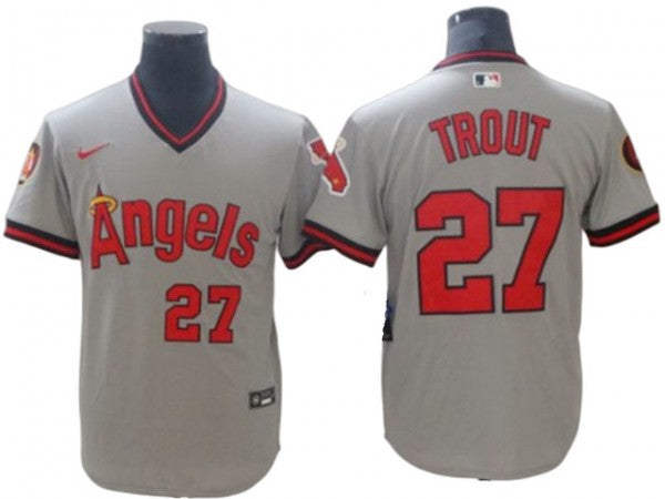 Los Angeles Angels #27 Mike Trout City Connect Replica Player Jersey