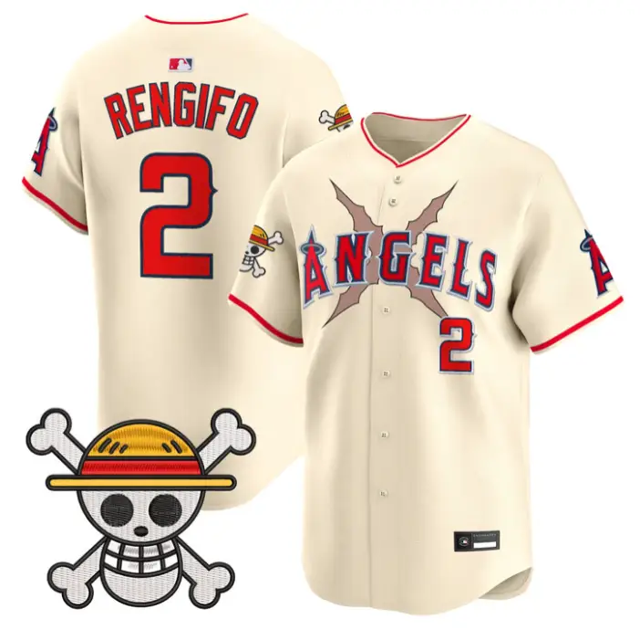 Luis Rengifo Jersey #2 Los Angeles Angels One Piece Premier Stitched
