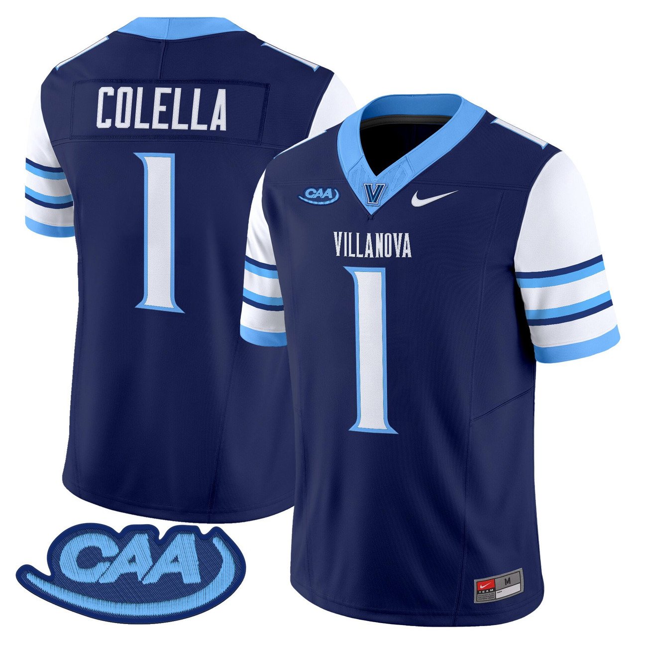 Luke Colella Jersey #1 Villanova Wildcats 2025 Vapor Limited Stitched