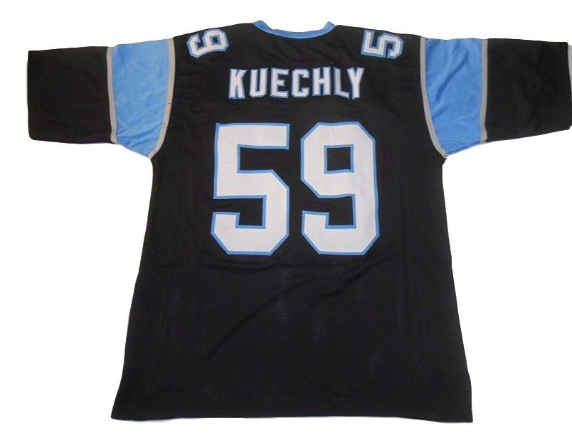 Luke Kuechly CUSTOM STITCHED Unsigned Football Jersey Black
