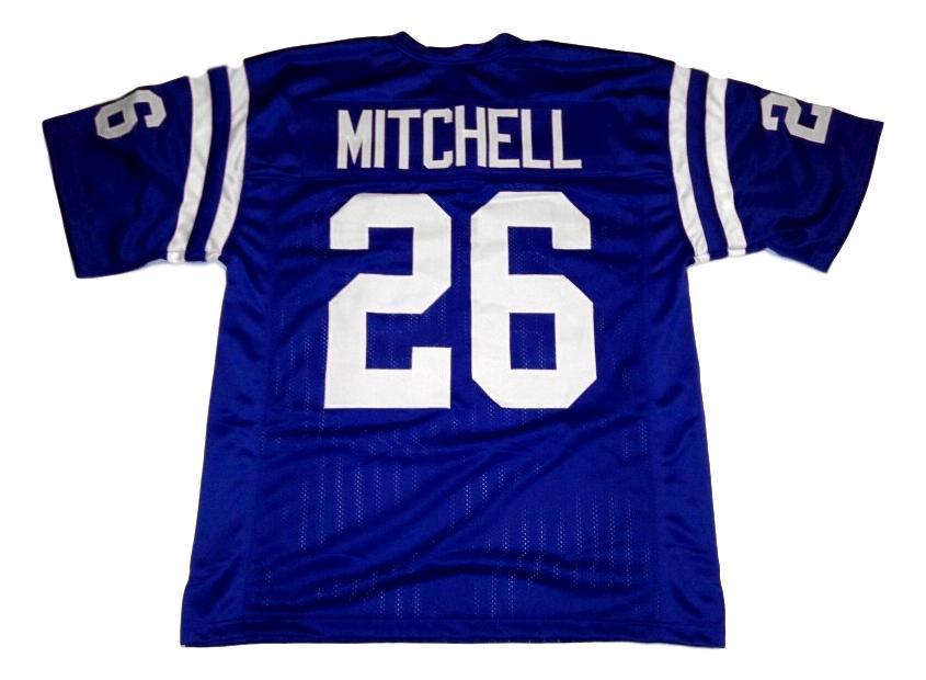 Lydell Mitchell CUSTOM STITCHED Unsigned Football Jersey Blue
