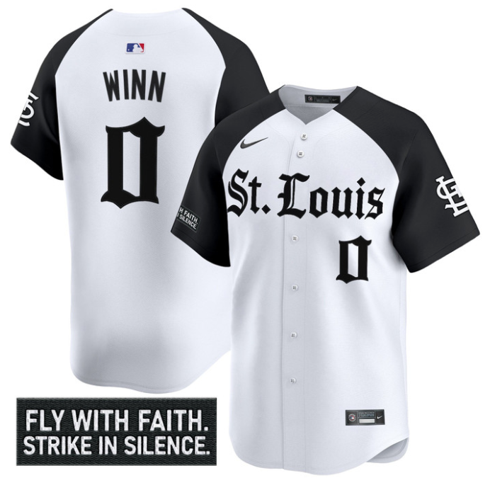 Masyn Winn Jersey #0 St. Louis Cardinals Gothic Legacy Edition Vapor Stitched Alternate