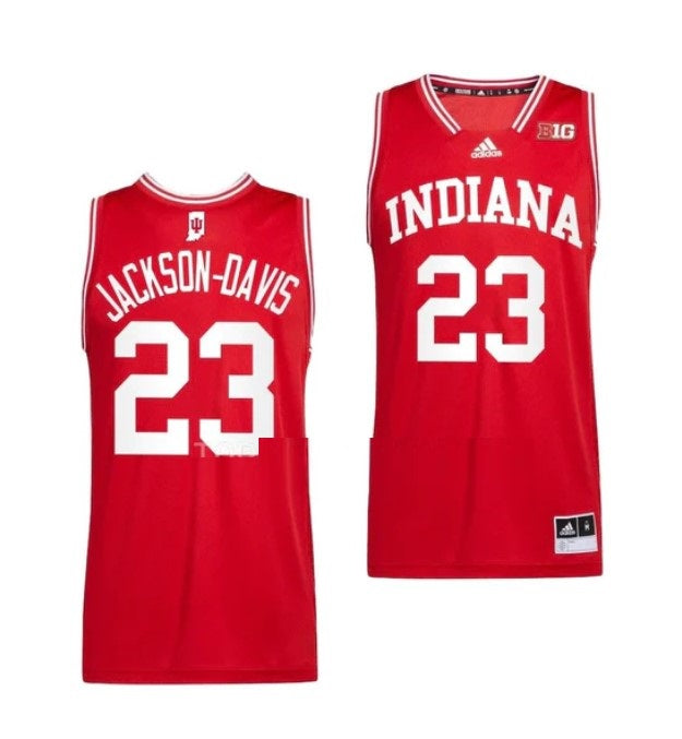#23 Trayce Jackson Davis Jersey Indiana Hoosiers College Basketball Jerseys Red