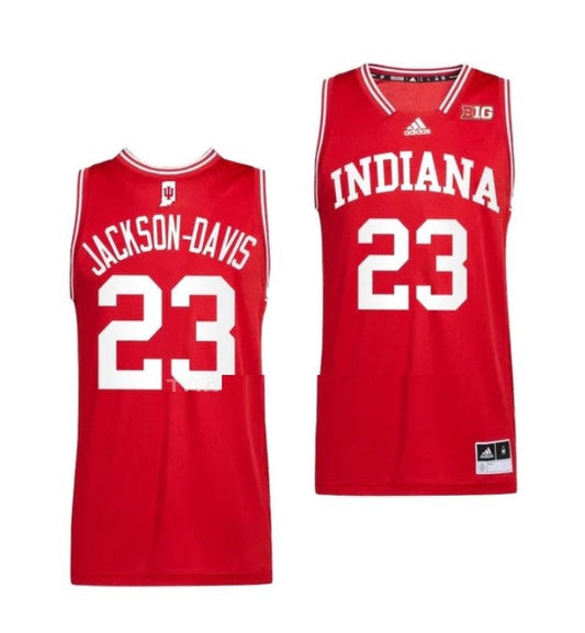 #23 Trayce Jackson Davis Jersey Indiana Hoosiers College Basketball Jerseys Red