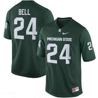 Michigan State Spartans #24 Le'Veon Bell Green Limited Stitched College Football 2016 NCAA Jersey