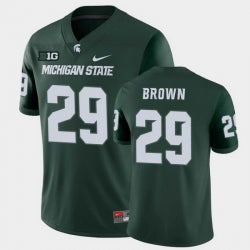 Michigan State Spartans #29 Shakur Brown College Football Green Game Jersey