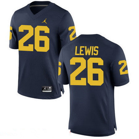 Michigan Wolverines #42 Ben Mason Blue Big&Tall Performance Jersey