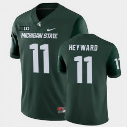 Michigan State Spartans #11 Connor Heyward College Football Green Game Jersey