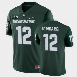 Michigan State Spartans #12 Rocky Lombardi College Football Green Game Jersey