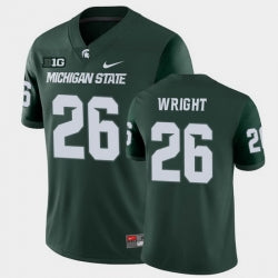 Michigan State Spartans #26 Brandon Wright College Football Green Game Jersey