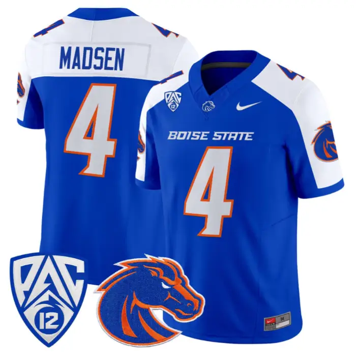 Maddux Madsen Jersey #4 Boise State Broncos 2026 Vapor Limited Stitched