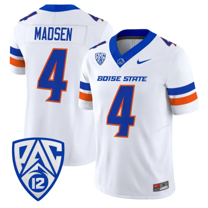 Maddux Madsen Jersey #4 Boise State Broncos 2026 Vapor Limited Stitched