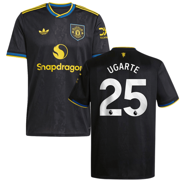 Mason Mount 7 Manchester United 2025-26 Third Match Jersey – Black