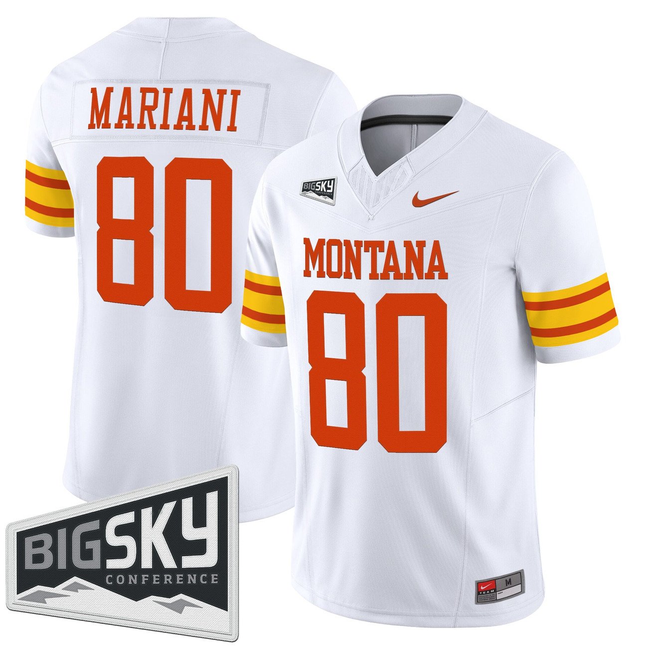 Marc Mariani Jersey #80 Montana Grizzlies 1995 Throwback Vapor Limited Stitched