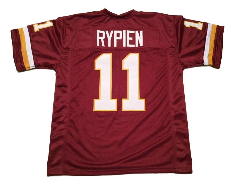 Mark Rypien CUSTOM STITCHED Unsigned Football Jersey Maroon