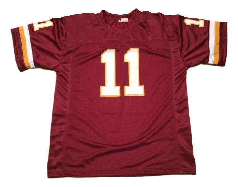 Mark Rypien CUSTOM STITCHED Unsigned Football Jersey Maroon