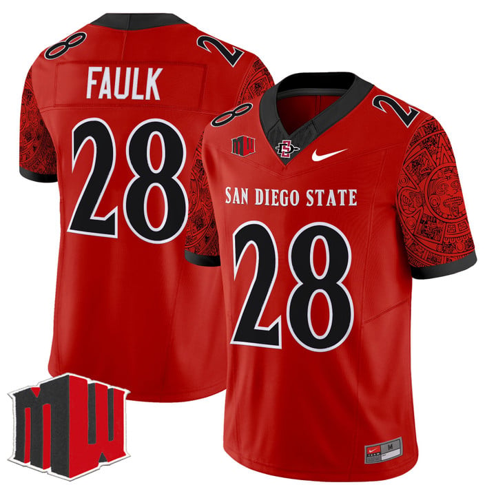 Marshall Faulk Jersey #28 San Diego State Aztecs 2025 Limited Stitched