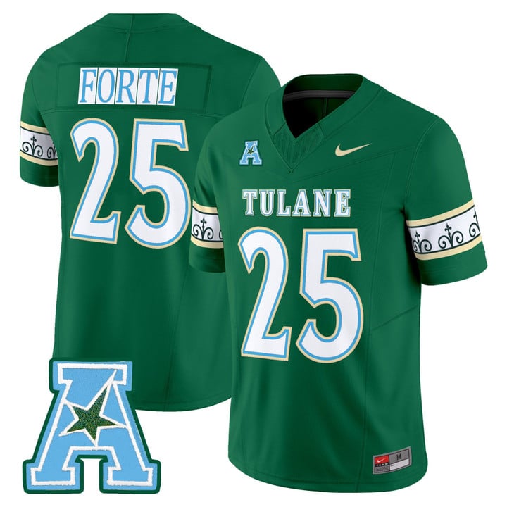 Matt Forte Jersey #25 Tulane Green Wave 2025 City Edition Stitched