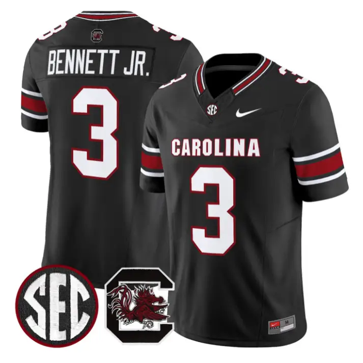 Mazeo Bennett Jr Jersey #3 South Carolina Gamecocks 2026 Limited Stitched