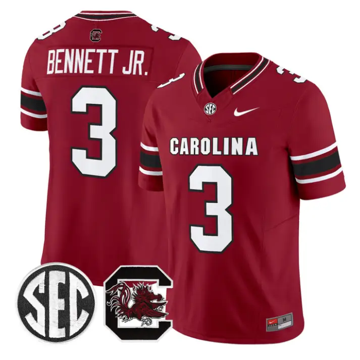 Mazeo Bennett Jr Jersey #3 South Carolina Gamecocks 2026 Limited Stitched