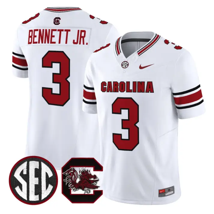 Mazeo Bennett Jr Jersey #3 South Carolina Gamecocks 2026 Limited Stitched