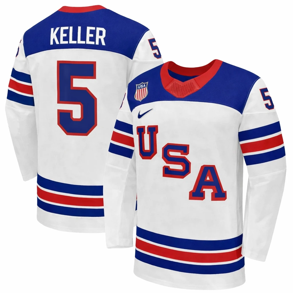 Megan Keller Jersey Team USA Winter Olympics 2026 Hockey Premium STITCHED White