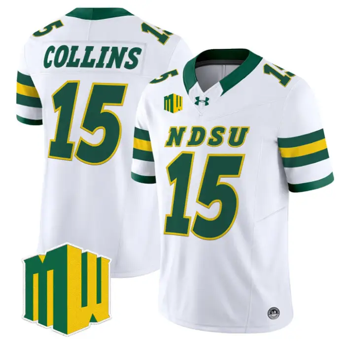 Mekhi Collins Jersey #15 North Dakota State Bison 2026 Vapor Stitched