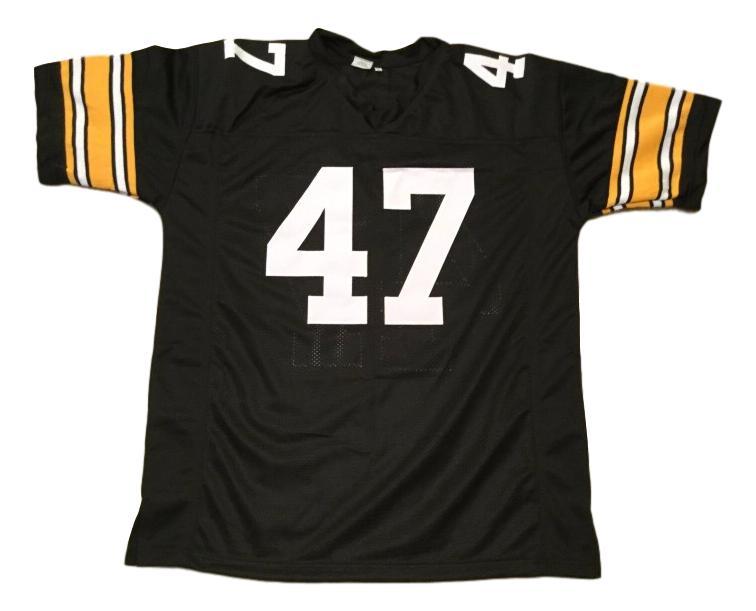 Mel Blount CUSTOM STITCHED Unsigned Football Jersey Black