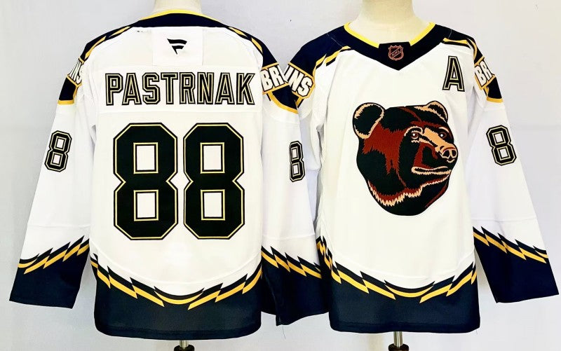 Men's Boston Bruins #88 David Pastrnak Jersey Stitched
