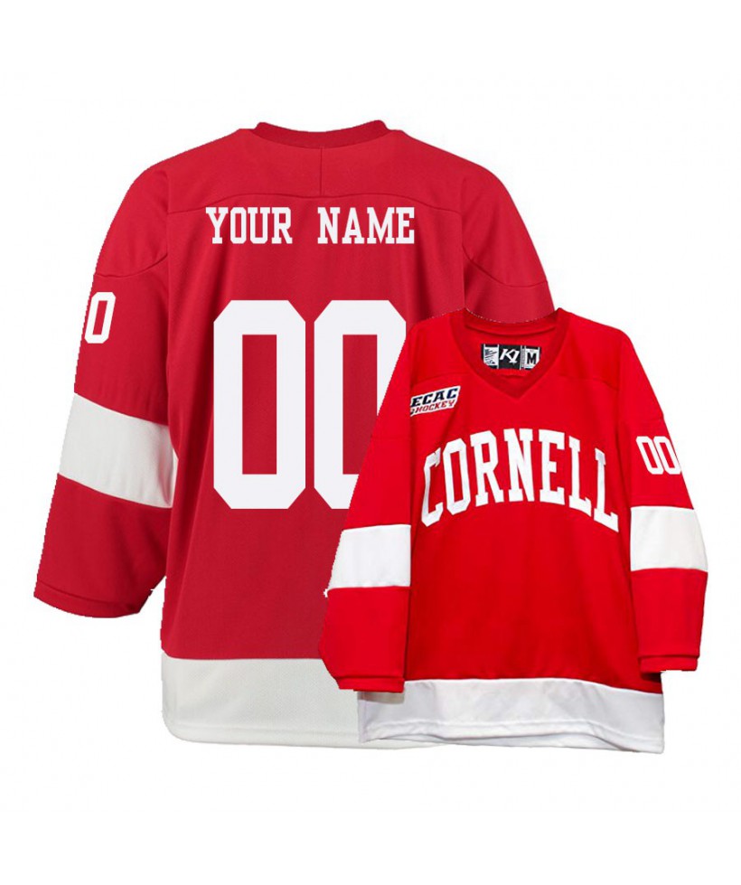 Men's Denver Pioneers Custom Red Hockey Jersey