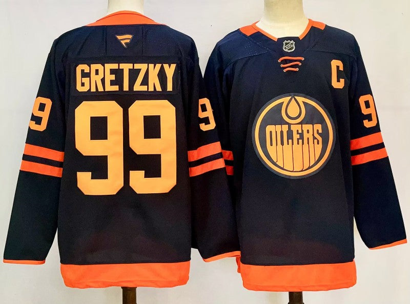 Men's Edmonton Oilers #99 Wayne Gretzky Jersey