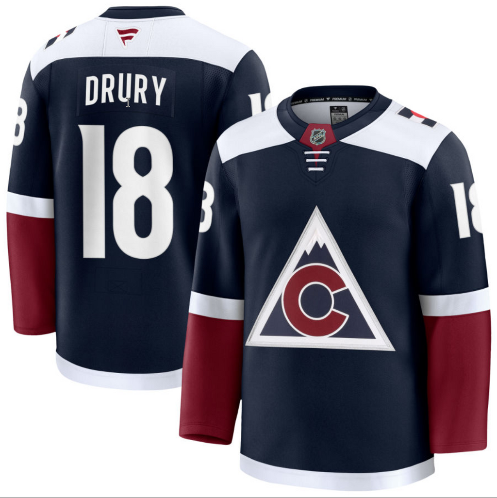 Men's Jack Drury Jersey #18 Colorado Avalanche All Stitched