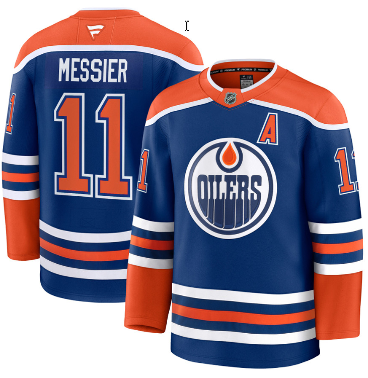 Men's Mark Messier Jersey #11 Edmonton Oilers 2025 Premium Home All Stitched