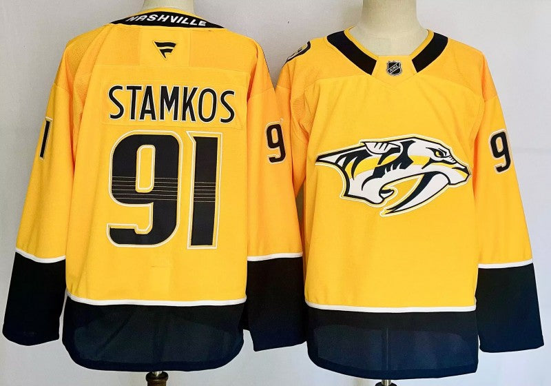 Men's Nashville Predators #91 Steven Stamkos Jersey (Copy)