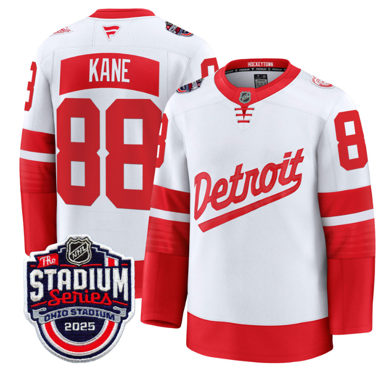 Men's Vladimir Tarasenko Jersey #91 Detroit Red Wings 2025 Stadium Series
