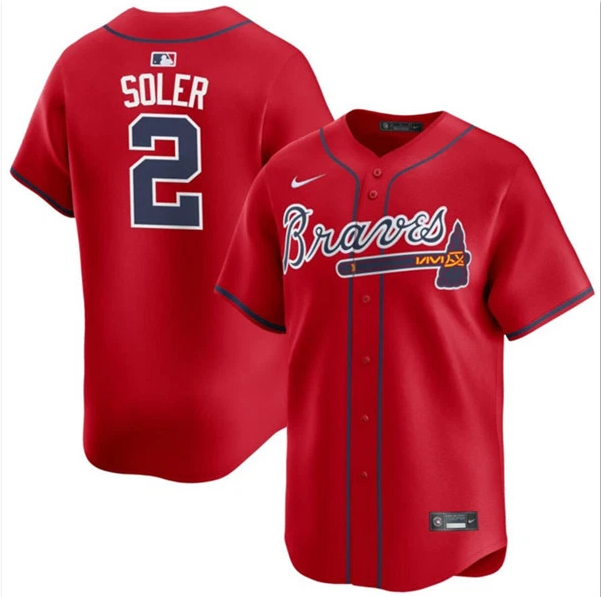 Men's #2 Jorge Soler Two Colors Limited All titched Jersey