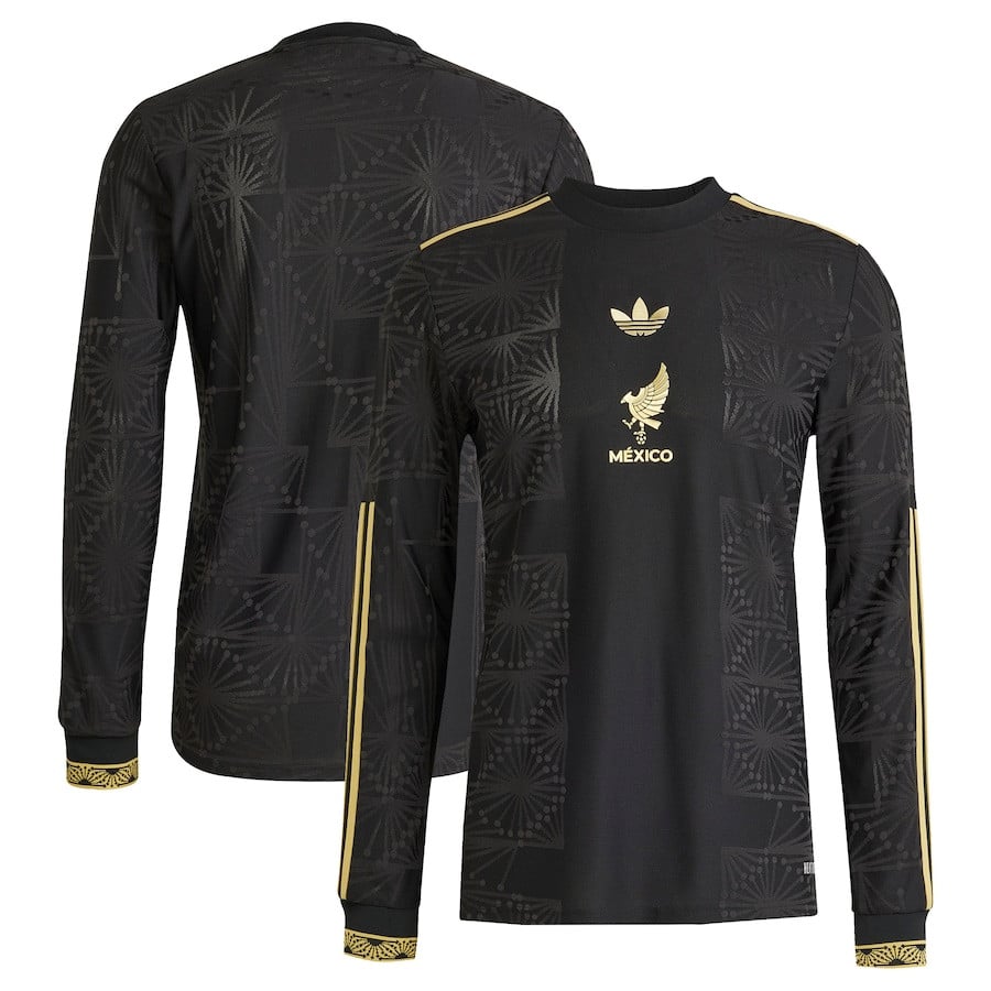 Mexico National Team 2025 Third Long Sleeve Men Jersey – Black